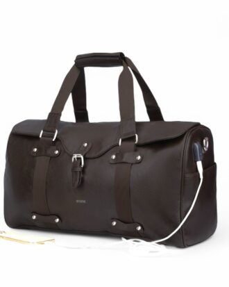 BCODE TECHNO Travel Duffel Smart Luggage Bag in VEGAN leather