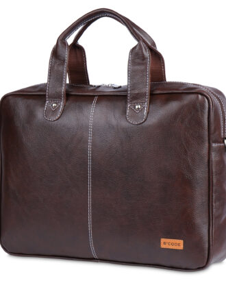 Luxury 15.6-Inch Laptop Bag - Brown