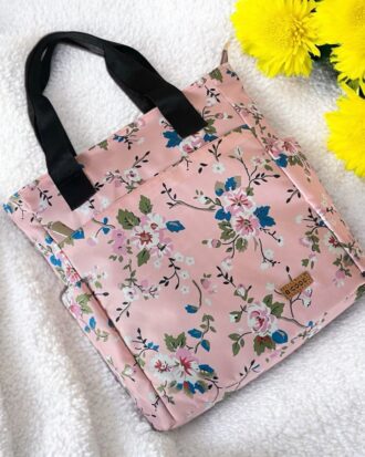 floral print tote bag