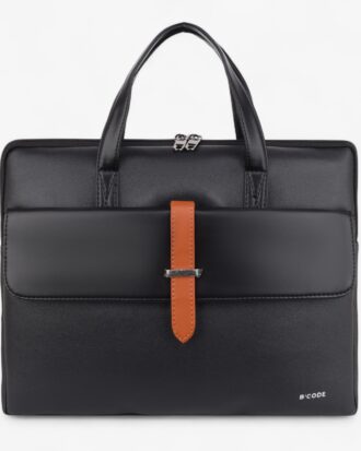 B’CODE Vegan Leather Laptop Sleeve